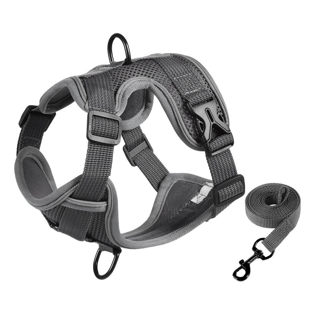 Reflektierendes Atmungsaktives Ausbruchsicheres Geschirr im Westenstil für Kleine Hunde und Katzen