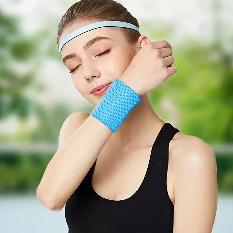 Sports Outdoor Wristband for Men And Women, Cooling And Thin Sweat-AbsorbentWrist Guard, Trendy Cycling Quick-Drying Sweat Towel