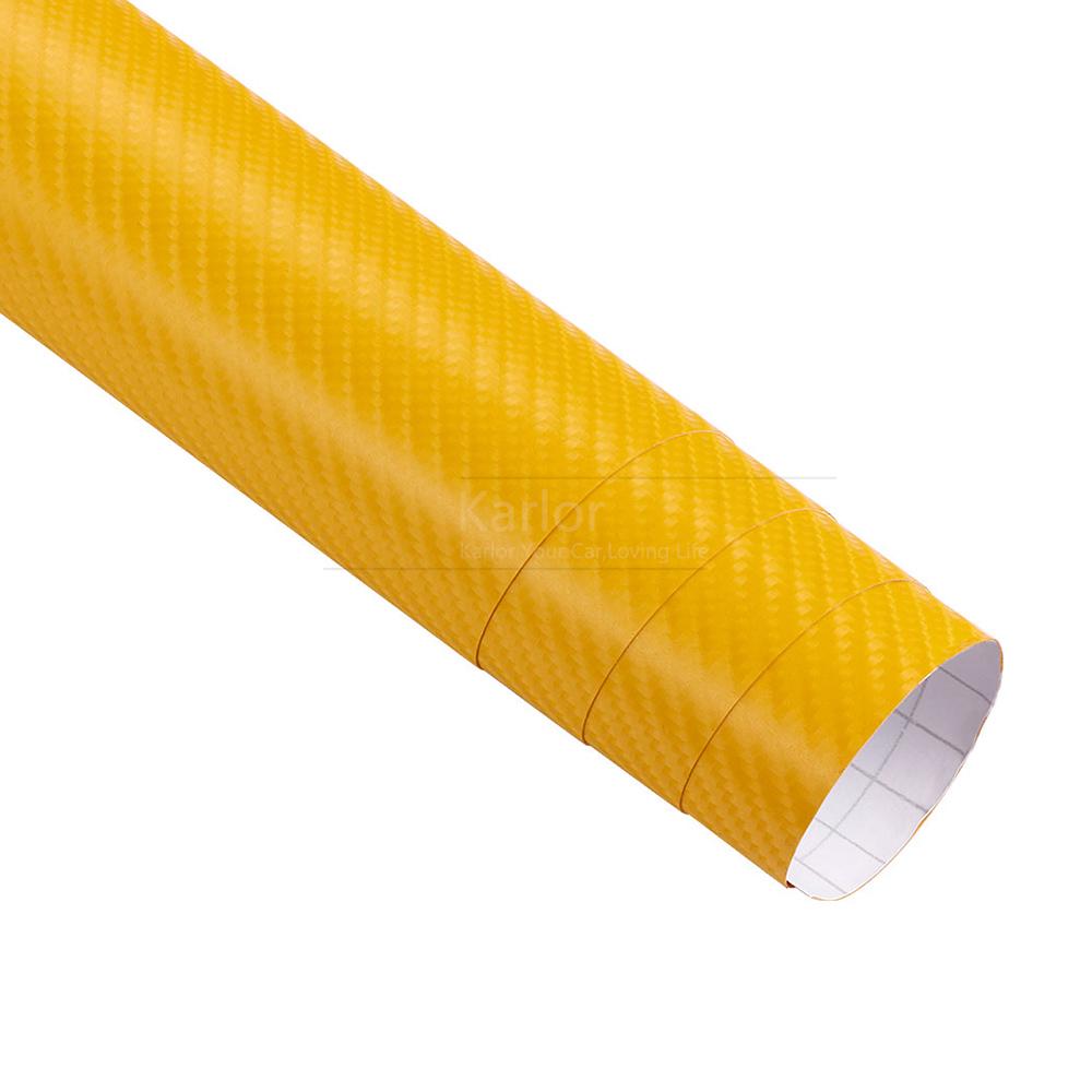 

152см*10/30/50см 4D Виниловая пленка под карбон Наклейки на авто Водонепроницаемая DIY Обертка для мотоцикла Автовинил Пленка для обтяжки авто Аксессуары 10x152cm жёлтый