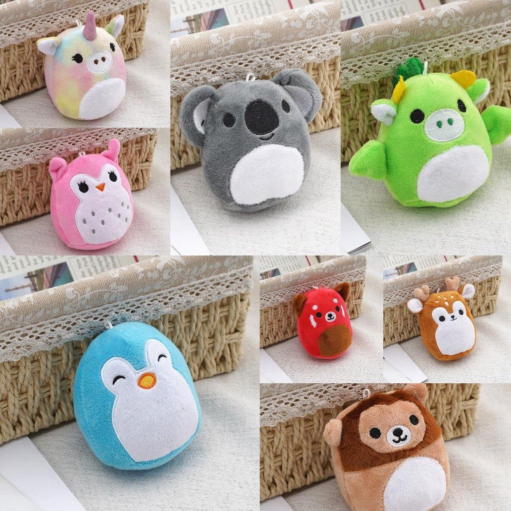 Keychain Squishallow Animal Koala Unicorn Bear Deer Stuffed Toy Children Gift