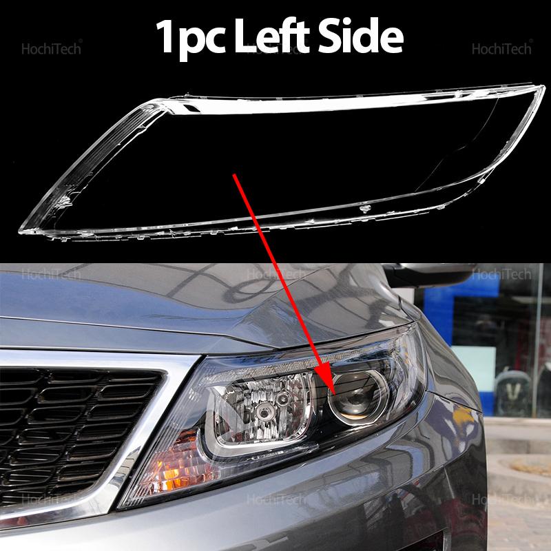 Car Auto Headlamp Cover Headlight Caps Lampshade Housing Lamp Shell Glass Lens for Kia K5 Optima TF 2014 2015 Accessories