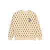 MLB Sweatshirts Unisex Beige Crew Neck Moderate Regular 3AMTM0614-43BGS