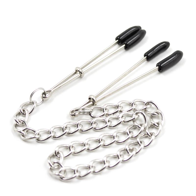 Nipple Clamps with Metal Chain