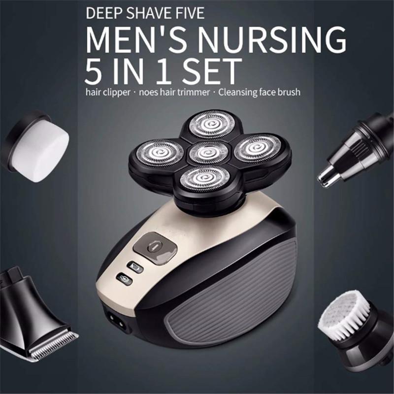 Rechargeable Electric Multifunctional Shaver  Suit Professional nose ear hair trimmer Floating shaver Face Body