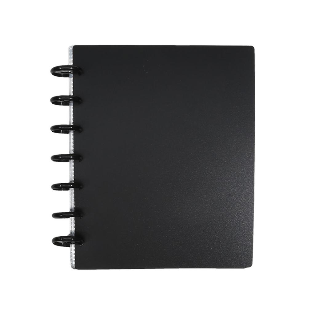 Mushroom Hole Card Collection Book Solid Colour Insert Loose-leaf Album 3 Inch Four-panel Photo Postcard Storage and Sorting