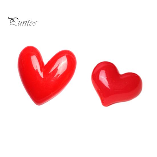 Red Heart Shape Brooch Wedding Party Jewelry Brooch Pin Women Lovers Gift Resin Love Pin Christmas New Year Gift