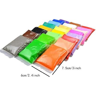 Eclet (Paquete de 24) Arcilla de Secado al Aire, Arcilla Suave de Colores para Niños, Manualidades Artísticas Creativas, Regalos Para Niños-Multicolor. No tóxico
