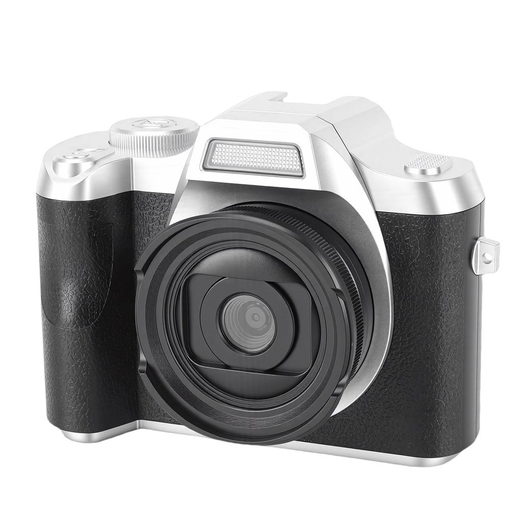 Digital Camera 1080P 48MP 2.4 Inch Screen 18x Zoom Autofocus Camera with Fill Light Keychain for Portrait Landscape