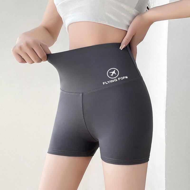 

Women s High-Waisted Black Elastic Shark Shorts - Anti-Exposure Safety Layer XL (70-80 kg) сірий колір