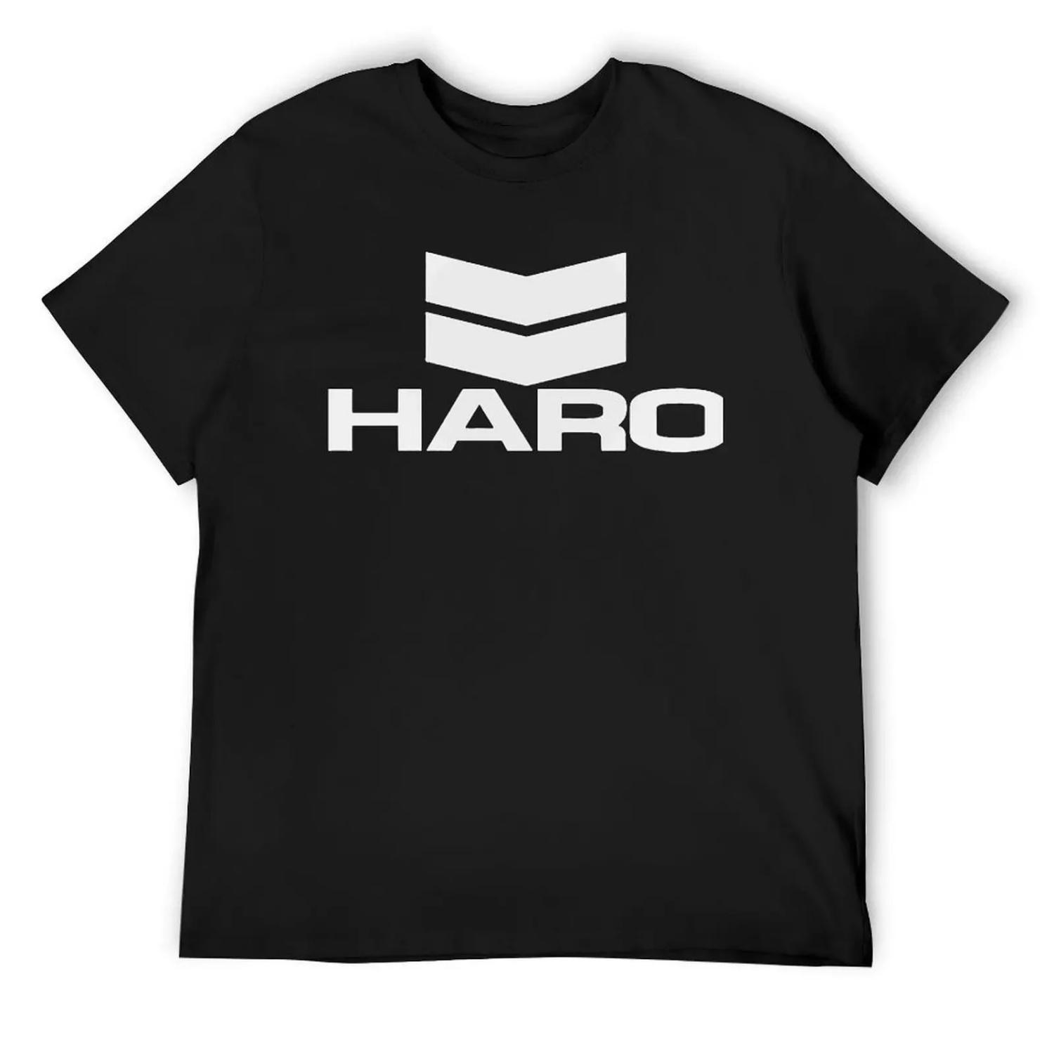 Haro modern logo white classic t shirt T-Shirt street wear graphics new edition summer top oversized t shirt men S
