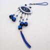 Flower Plate Evil Eyes WindBell Wall Decor Lucky Turkish Feng Shui Hanging Bell Metal Hanging Ornament Blue Eye Wind Chime