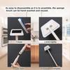 Tub Tile Scrubber Cleaning Brush, Sponge On a Stick for Cleaning Adjustable Long Handled Scrub Brush  for Cleaning Shower Bathroom Vessel Sinks