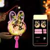 Portable Chinese Rabbit Lantern Traditional LED Lantern Toys Handheld Paper Lantern  New Year