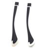 1Pair Tungsten Carbon Rubber Square Hole Glasses Foot Cover Eyeglasses Anti-Skid Sleeve Soft Silicone Prevent Allergies Ear Hooks