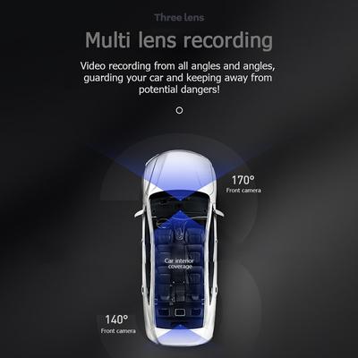 HD 1080P HiddenType Car DVR Dash Cam Front and Rear Double Recording Reversing Image WiFi Car Charge Vehicle Accessories