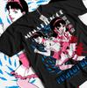 Jujutsu Kaisen Fushiguro Toji T-shirt Anime Horror Black Short Sleeve All Size