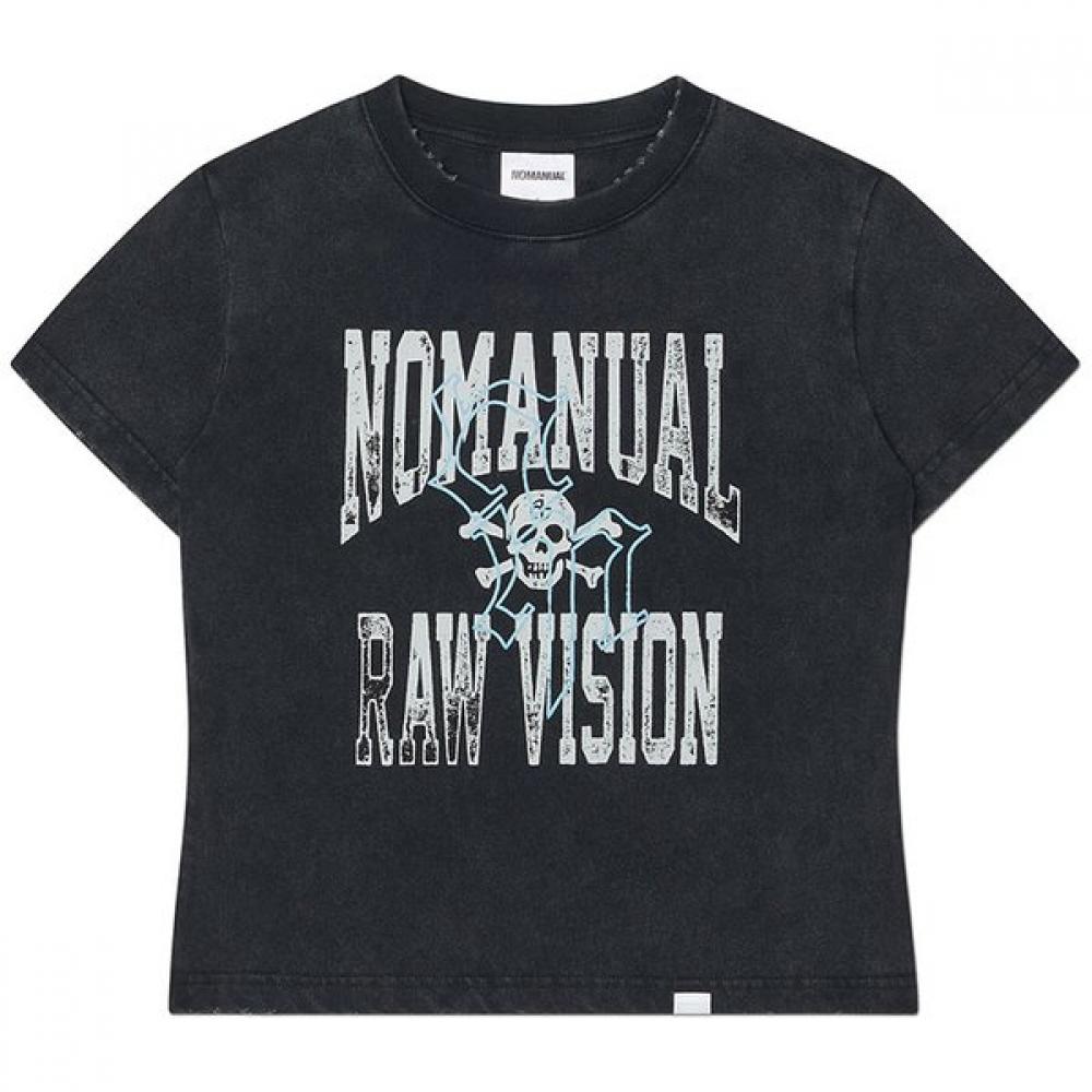 

Nm Skull T shirT Woman Washed Black M