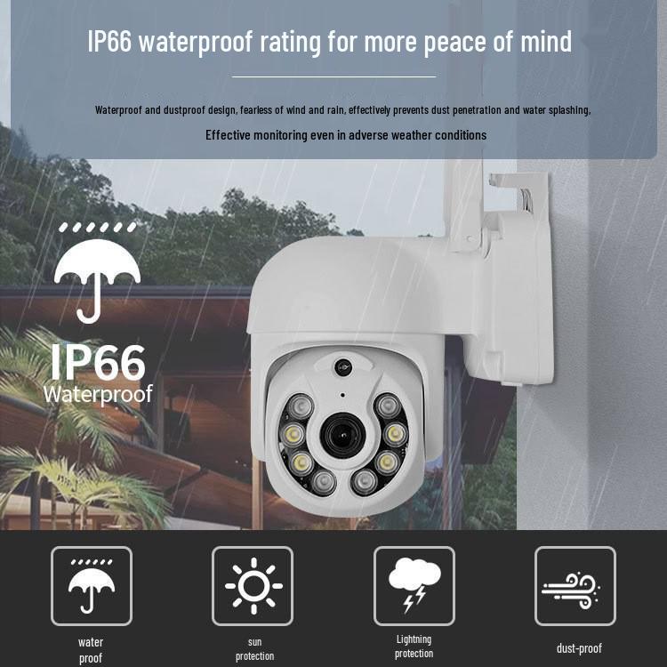 4/8 Channel Wireless Night Vision Dome Camera Kit with Voice Intercom and Full Color HD