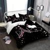 Eiffel Tower Print Washable Microfiber Bedding Set Soft Comfortable Duvet Cover For Bedroom1*Duvet Cover +2*Pillowcase