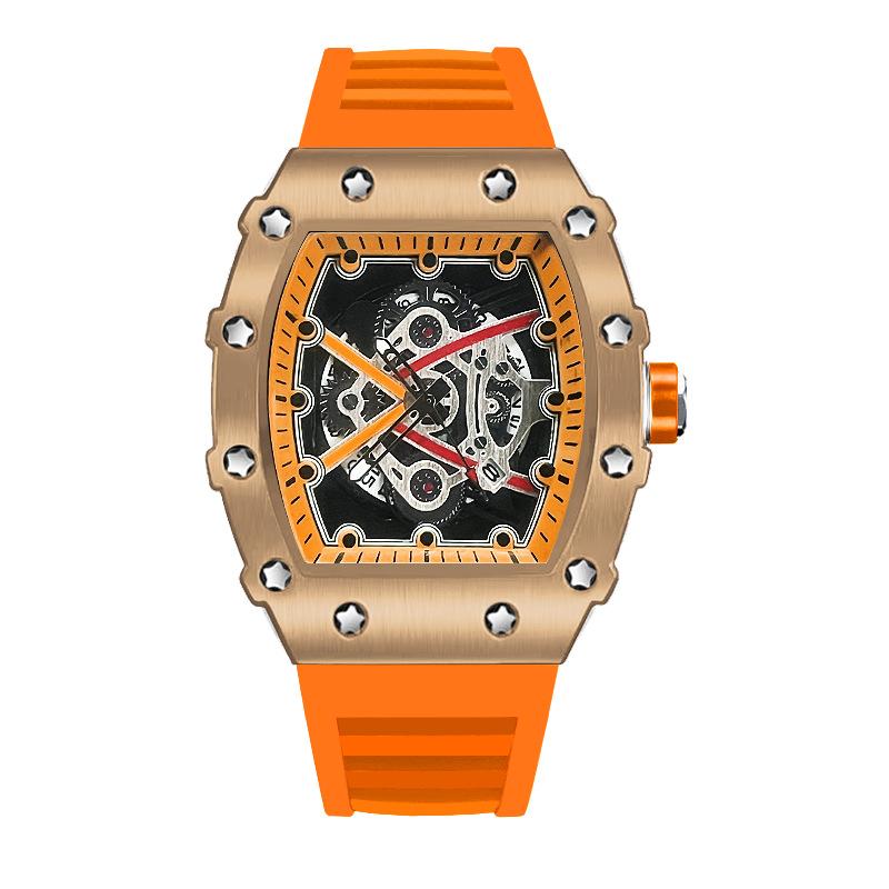 Casual Fashion Domineering Automatic Quartz Hollow Luminous Waterproof Darth Vader 1707 Men'S Watch