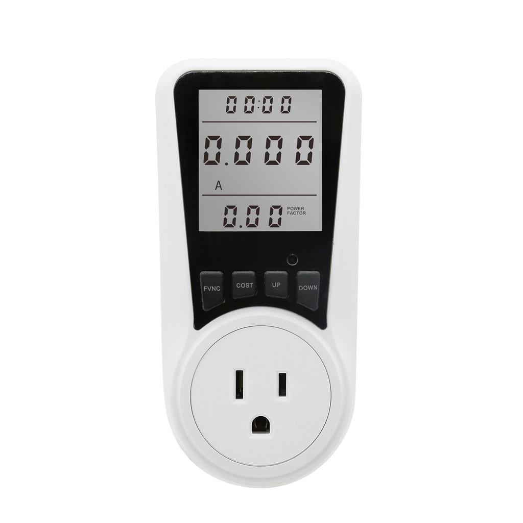 LCD-Display Stromverbrauch Leistungsmesser Steckdose Energie Watt Spannung Ampere Tester Wattzahl KWH