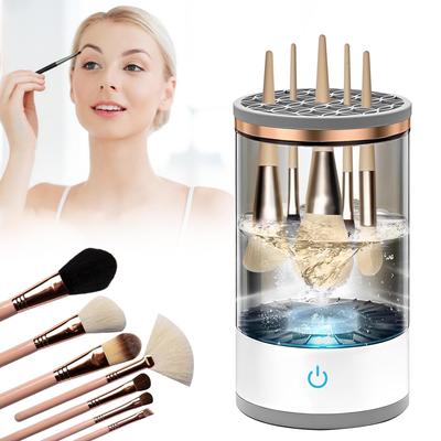 Electric Makeup Brush Cleaner, Makeup Brush Cleaner Machine with Brush Clean Mat, Automatic Make Up Brush Clean Tool for All Size Makeup Brushes