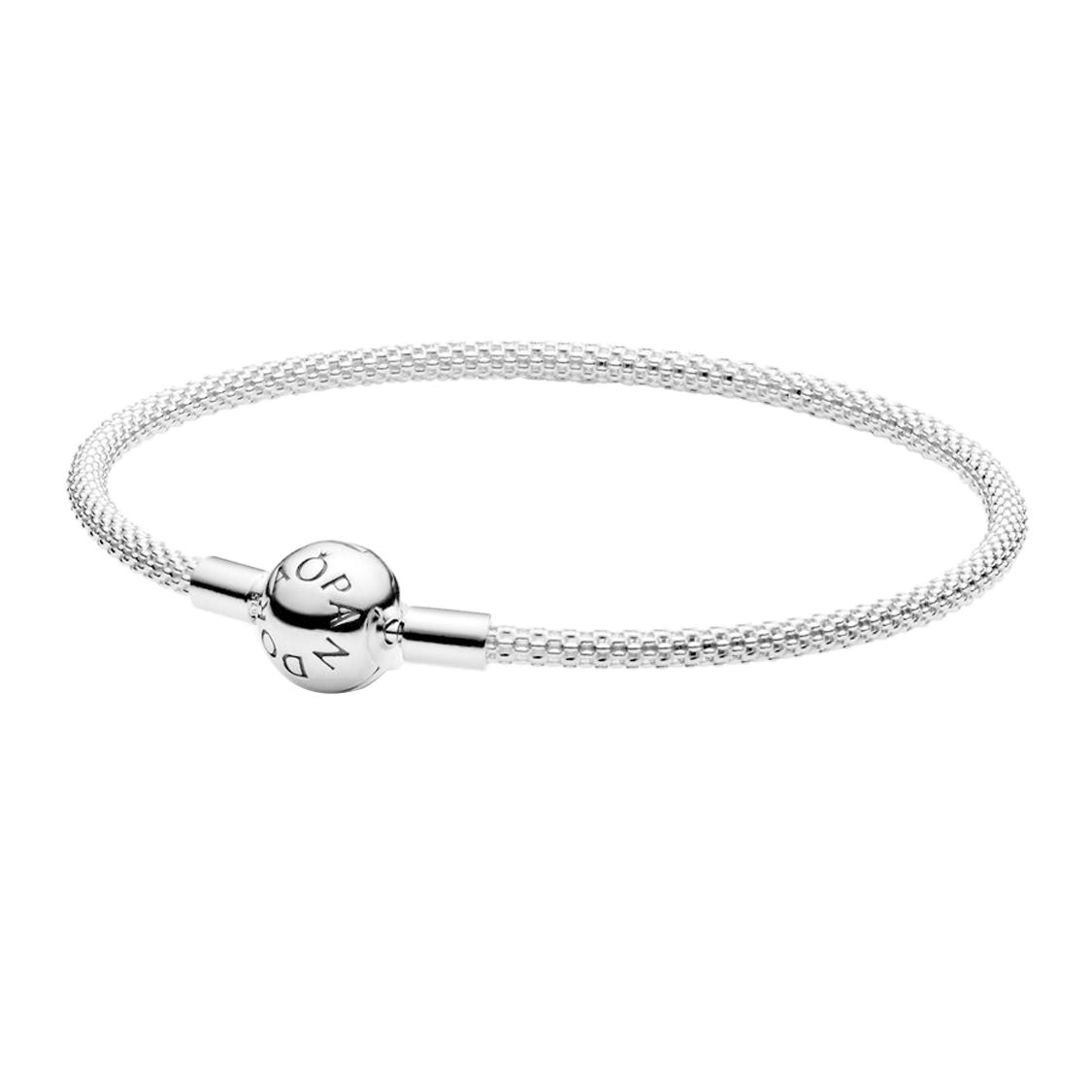 Pandora Moments Mesh 925 Silver Bracelet Women bracelet 596543 17 CM