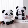 Coin Holder with Anti Fall Feature Convenient Money Storage Case Automatic Money Collection Box Panda Money Saving Jar
