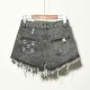 Große Damen Ripped Jeans Shorts - Trendiger Sommer Lockerer Schnitt für 200 Jin