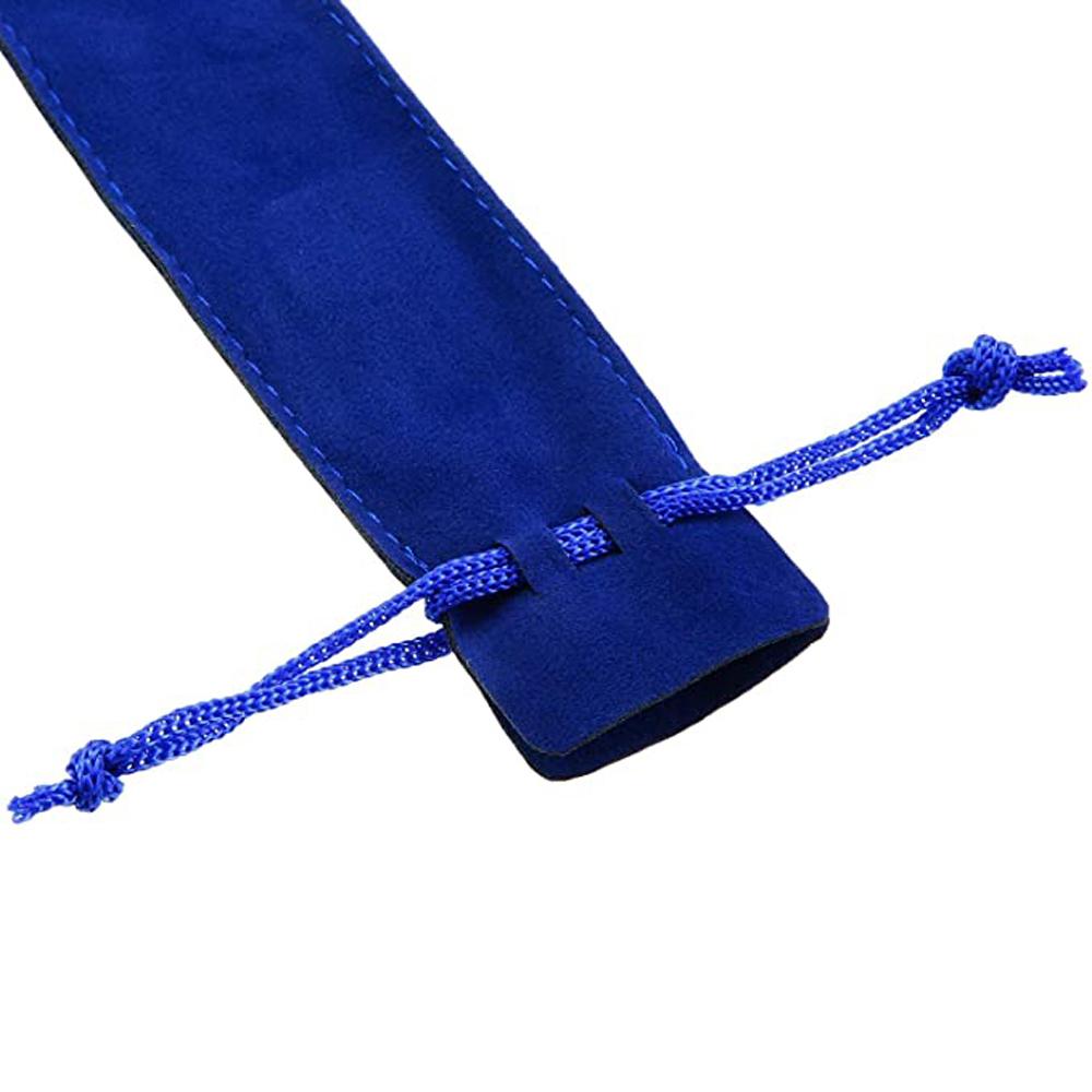 Pen Sleeve Holder Fountain Pen With Rope Velvet Pen Pouch Single Pencil Bag Pencil Bag Pen Bag Case