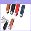 Chic Zinc Alloy Leather Keychain Unique Key Decor Stylish Accessory For Everyday Use