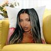 Lara K-KATSEYE   Various Sizes Square Pillow Case For Car Home Bedchamber Decor