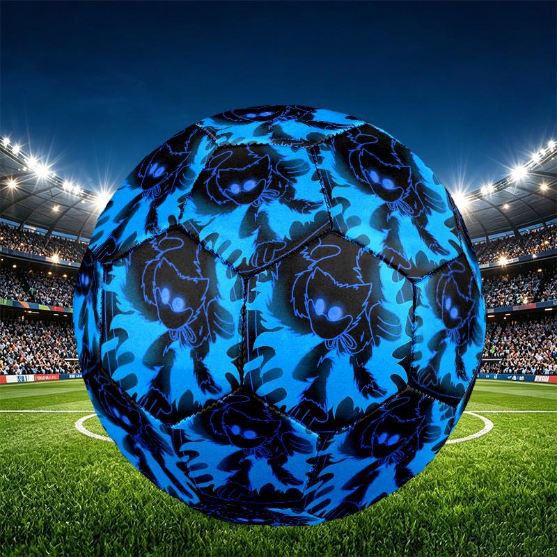 Huggy Wuggy Print Size 5 Soccer Ball, PU Wear Resistant Football for Match Training and Daily Practice, Birthday Gift for Soccer Fans