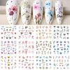 Water Nail Stickers Flowers Design Decals Summer Floral Petals Charming Art Decoration Sliders DIY Manicure Accessories Tool