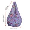 Large Capacity Shopping Bag Fold Stretch Bag Bubble Elastic Bag Multi Purpose Bubble Elastic Paddy Bag