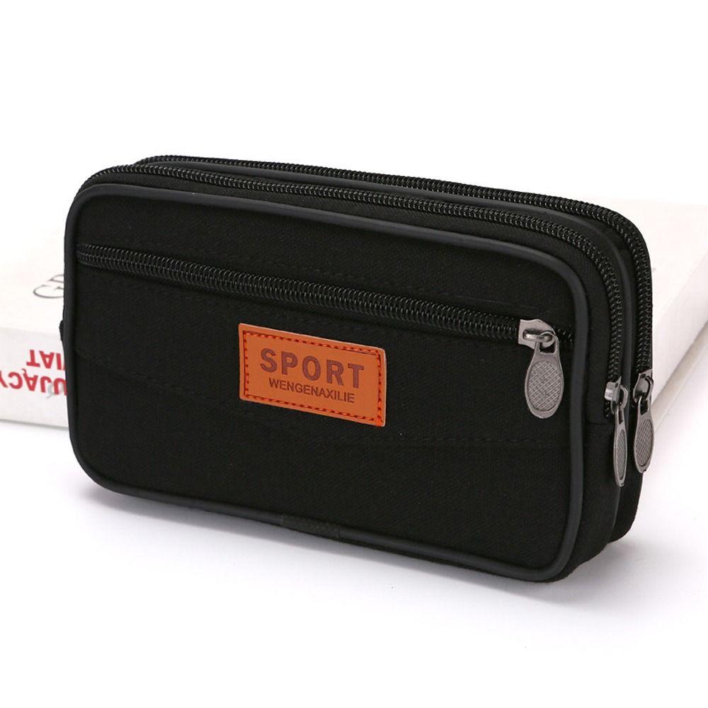Belt Pouch Mobile Phone Pouch Horizontal Men Waist Pack Wallet Purse Men Phone Bag Outdoor Sports