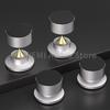 4Pcs HiFi Speaker Spike Stand Foot Pads Aluminum Alloy Shock-absorbing Feet Peg CD Stand Speaker Amplifier Isolation Feet Nail