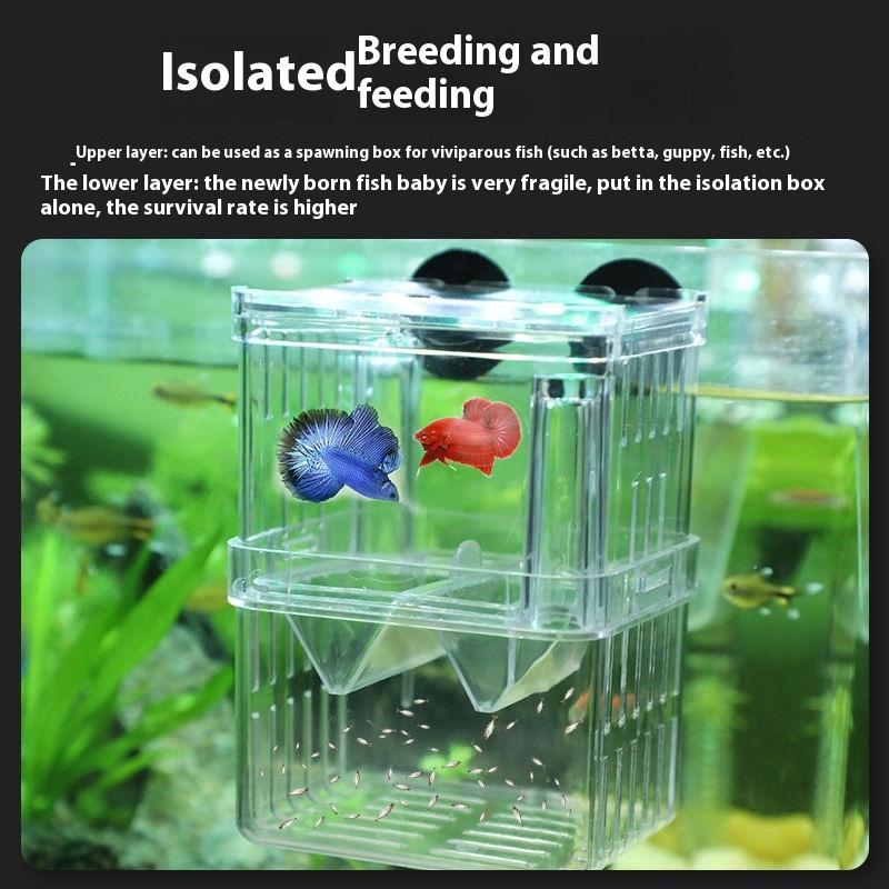 S/L/XL Aquarium Breeder Box Fish Breeding Isolation Box Fish Hatchery Ακρυλικό Διαιρέτης Γαρίδες Κλόουν Ψάρια Επιθετικά Τραυματισμένα