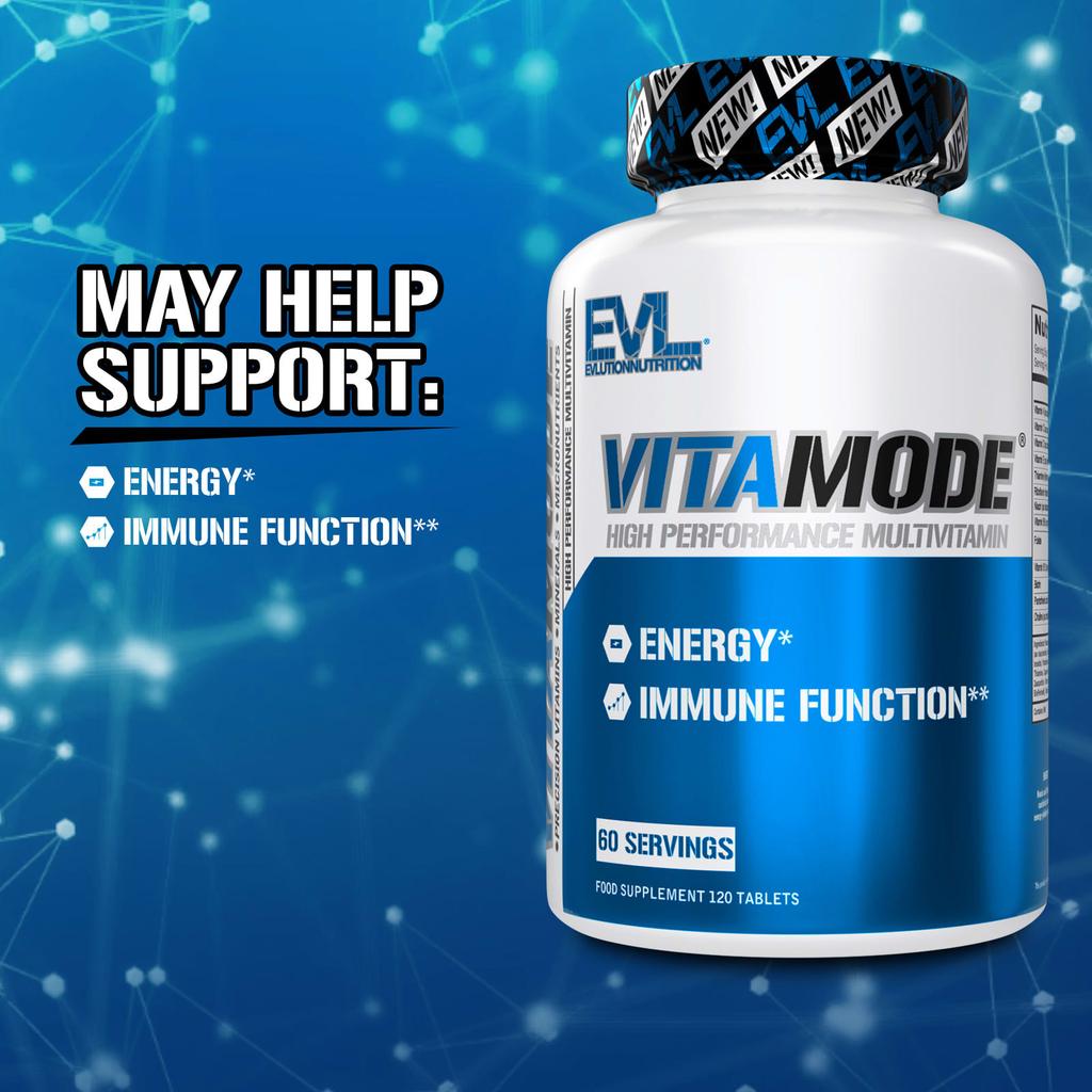 EVLution Nutrition VitaMode®, High Potency Multivitamin, 120 Tablets