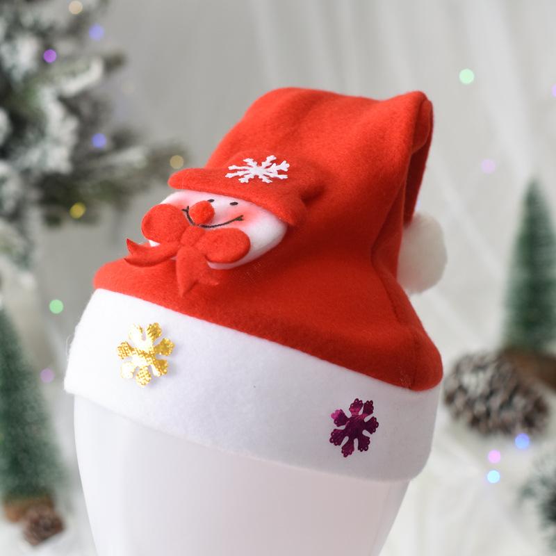 2025 Lighting Christmas Hats New Year Santa Claus Snowman ElK Cap For Kindergarten Home Party Children Adult Xmas Gift Party Decoration