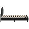 Kids Bed Frame with Headboard Black 70 x 140 cm Velvet