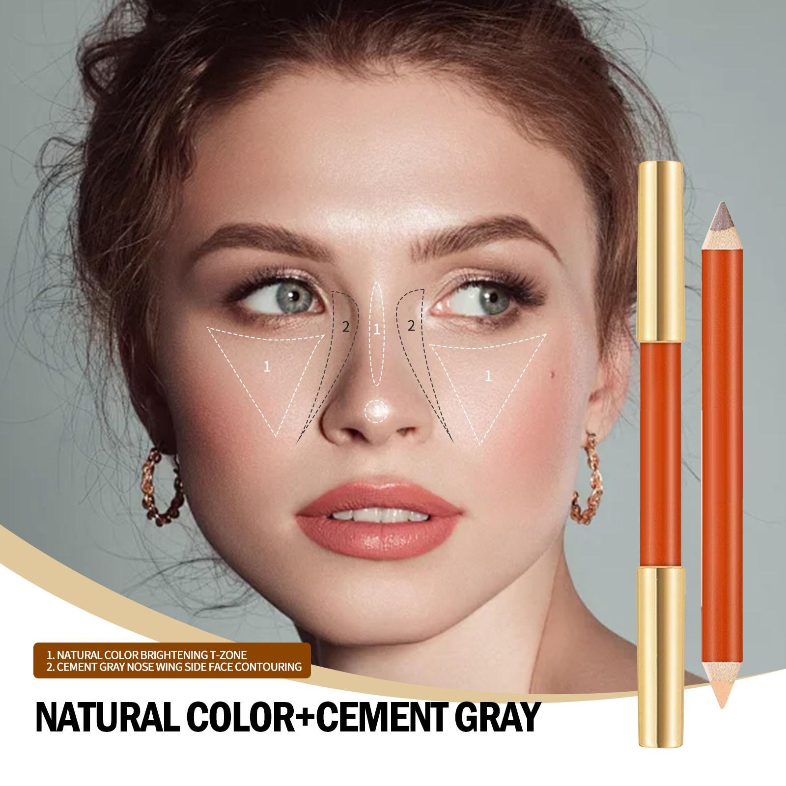 Двухсторонний корректор-карандаш Highlight Shadow Pen Natural Brightening Makeup Pen One Size
