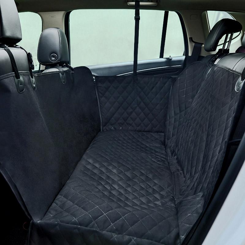 Car Dog Seat Covers Pet Mat Waterproof Non-Slip Backing Padded Hammock Interior Travel Accessories For All Cars