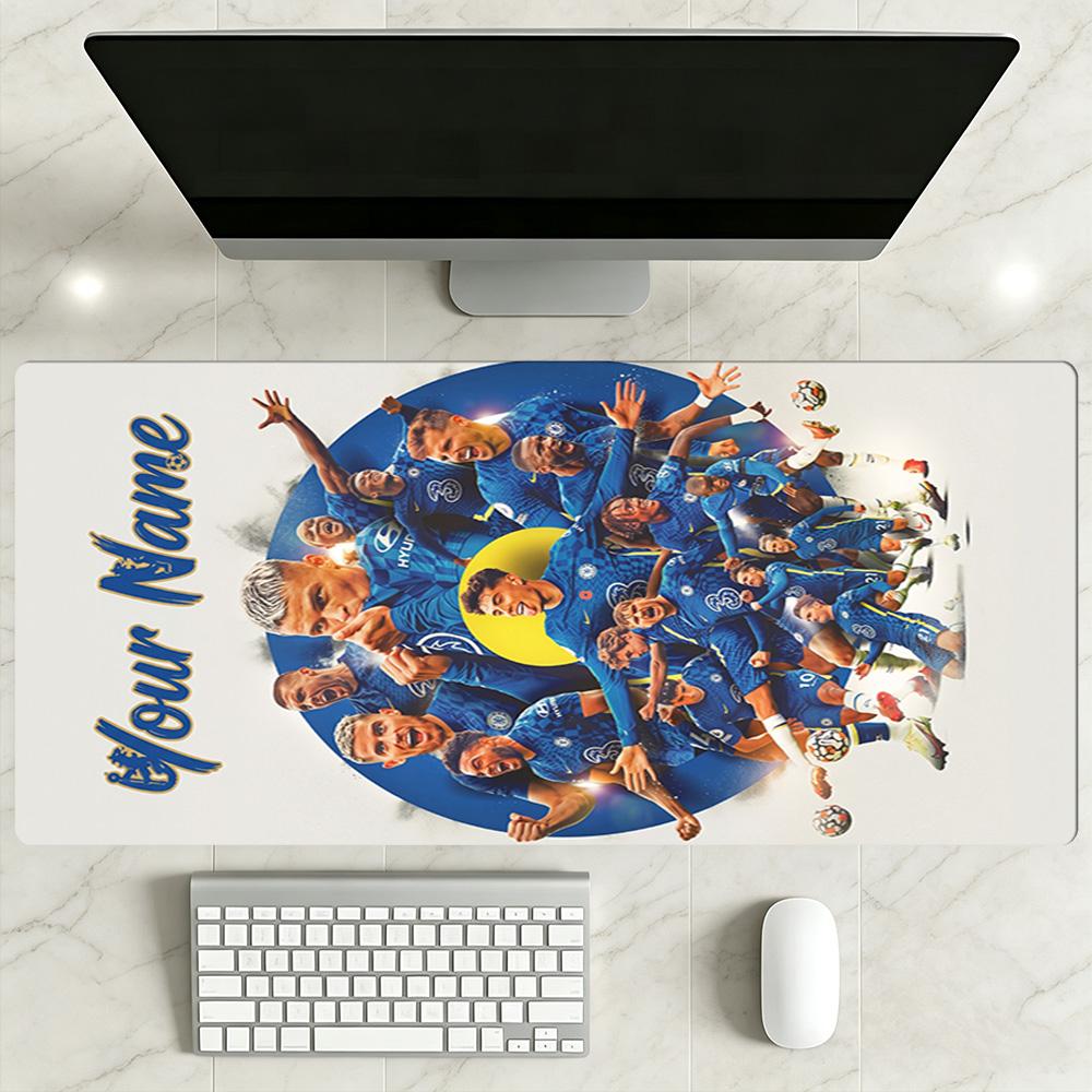 Chelsea Fc Football Player Customizable Name Mouse Pad Office Mouse Mats Study Desk Mat Non-Slip Rubber Base Perfect for Office Laptop Gaming Setup