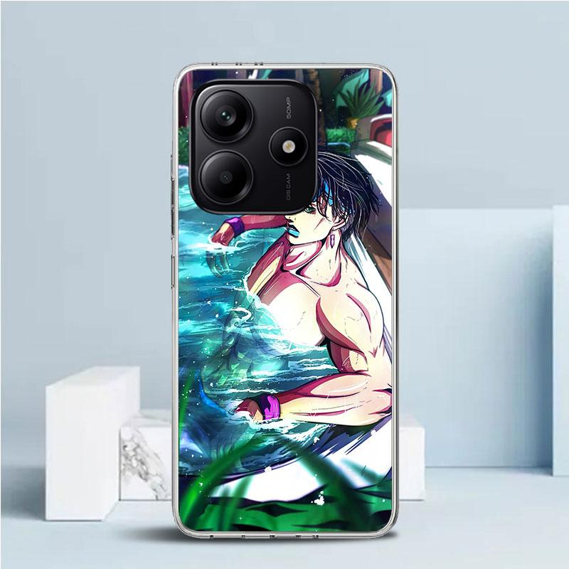 JoJo Adventure Rohan Kishibe Phone Case For Xiaomi Redmi Note 15 14 14S 13 12S 12 Pro Plus 11S 11 11T 11E 10S 10 + Soft TPU Back