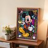 DIY Diamond Painting Mickey Drinking Coffee Cross Stitch Kit Mosaic Art Diamond Painting Full Circle Diamond Home Decoration