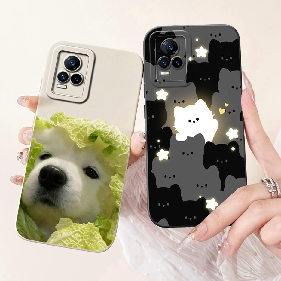 For Vivo V21e 4G Case V2061 Cute Funny Animals Painted Cover Soft Silicone Phone Case For Vivo V21 V 21 e VivoV21e Fundas Bumper