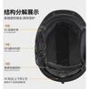 Integrated Molded Gradient Color Ski Helmet Adults Winter Sports Snowboarding Safety Headgear