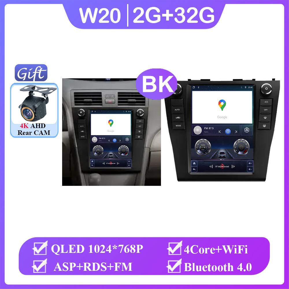 

Android 14 9,7 дюймов NO 2din Carplay Android Auto для Toyota Camry 6 XV 40 50 2006 - 2011 Автомобильный радиоприемник с мультимедиа-плеером и навигацией