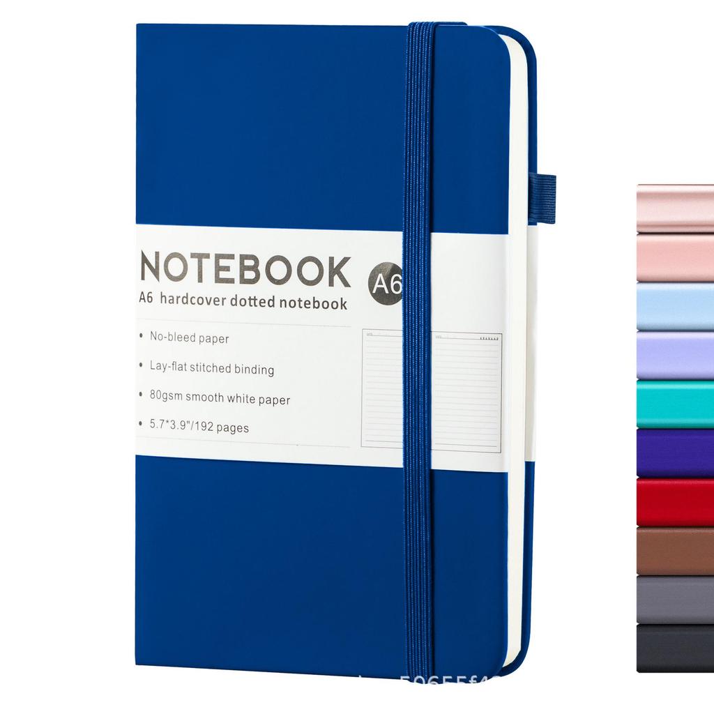 A6 Loose-Leaf Elastic Band Notebook - Customizable Student & Business Diary